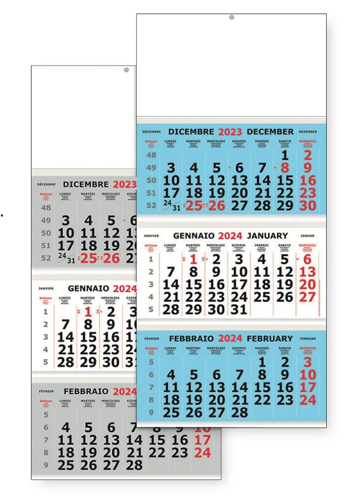 Calendario Ufficio TRITTICO-MAR