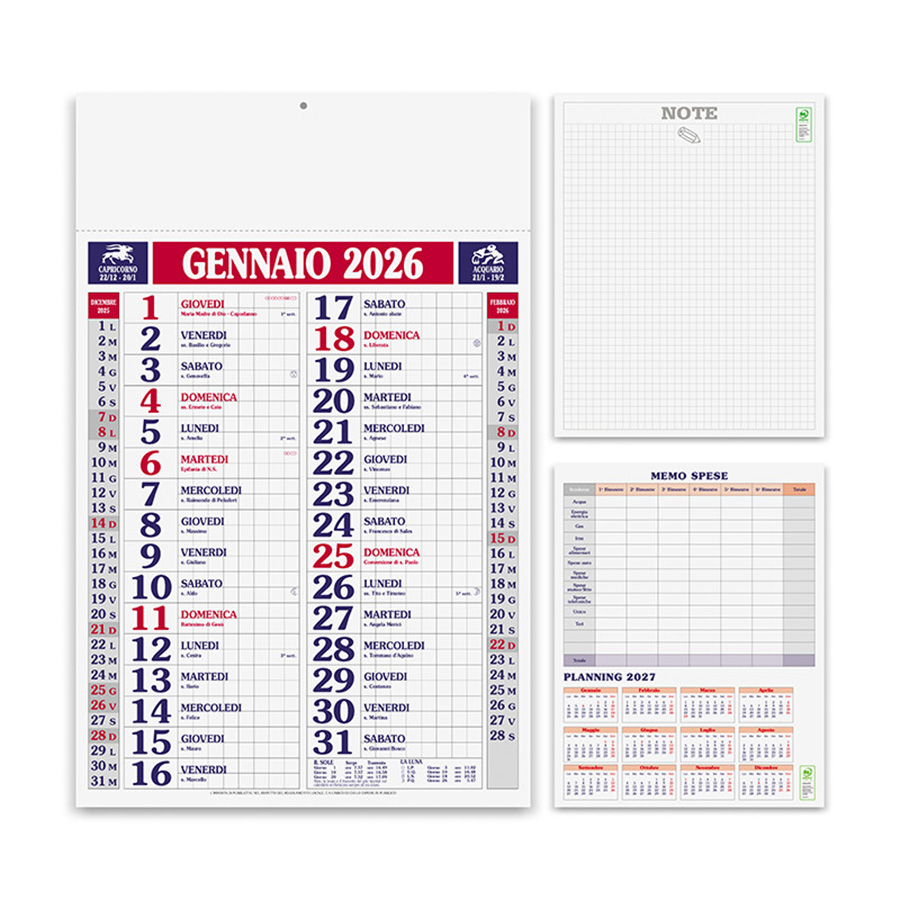 Calendario Ufficio MZPA610