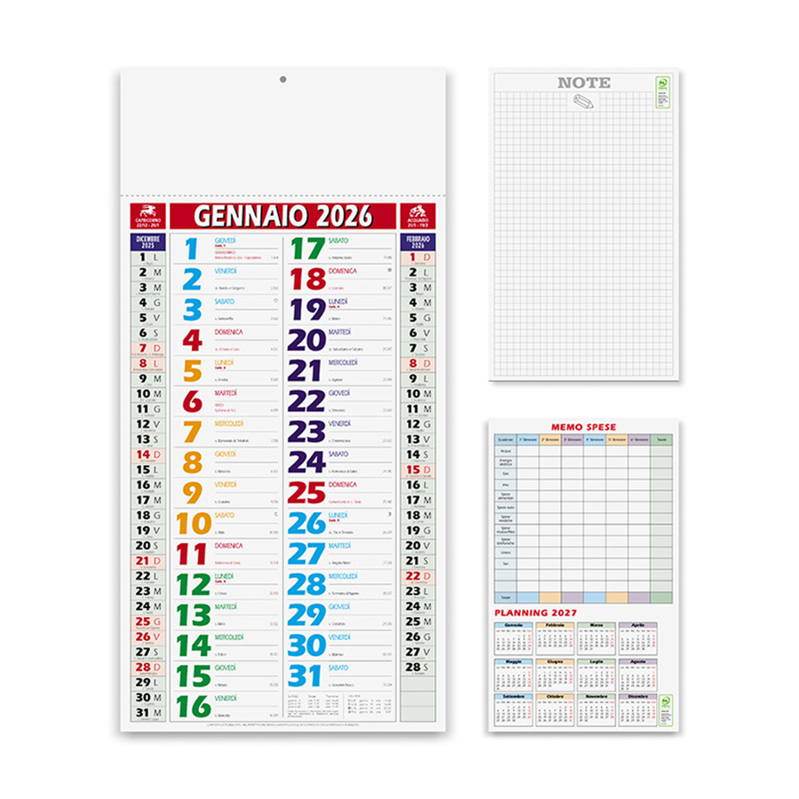 Calendario Ufficio MZPA658