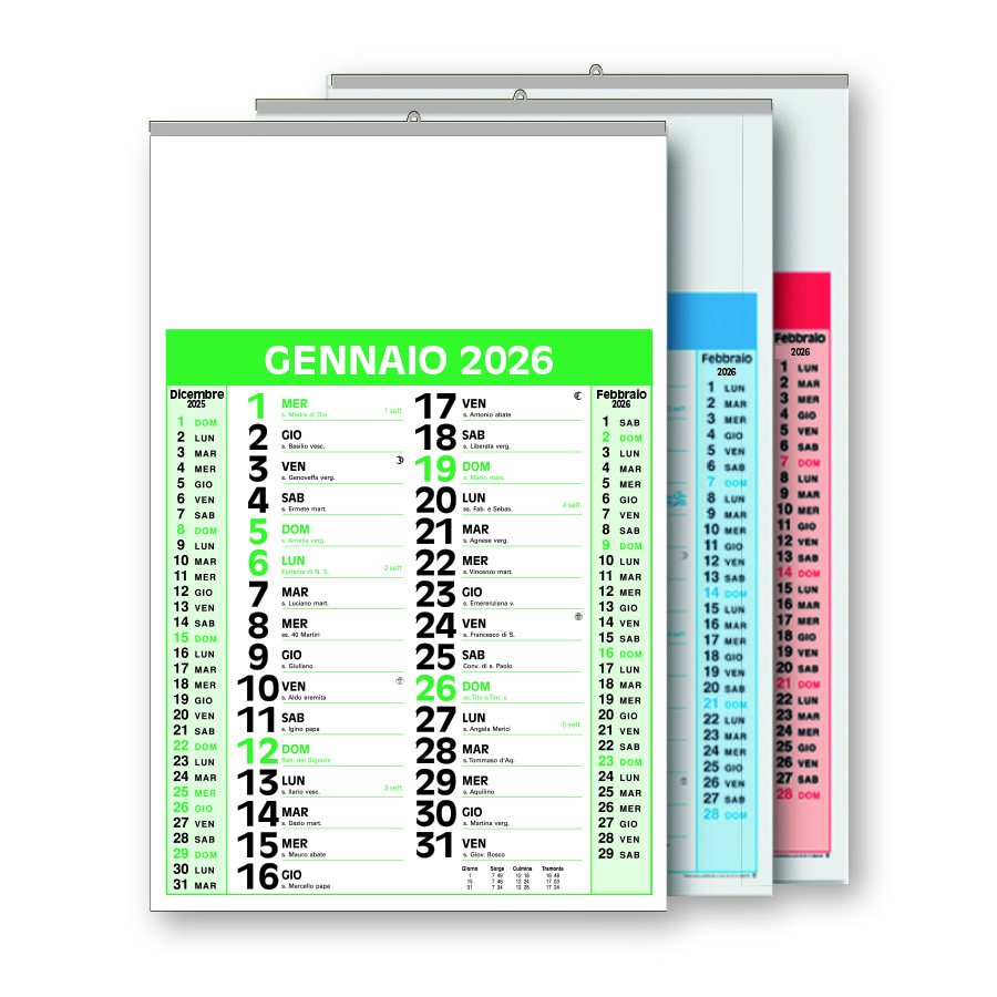 Calendario Ufficio V137