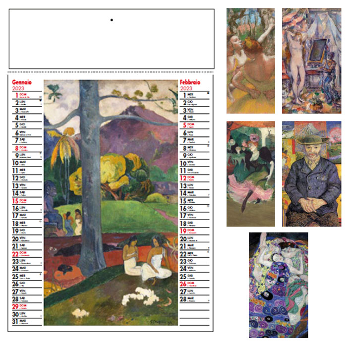 Calendario illustrato V206